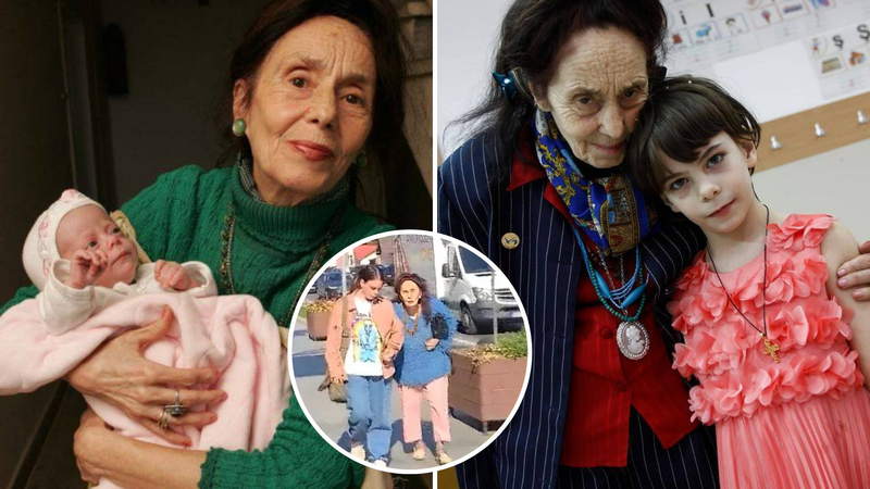 Cum arata acum Adriana Iliescu, cea mai batrana mama din Romania si fiica ei, Eliza. Cele doua au fost in vacanta, la Busteni