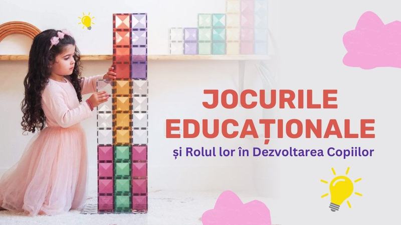 Top 3 jocuri si carti educationale pentru dezvoltarea armonioasa a copiilor