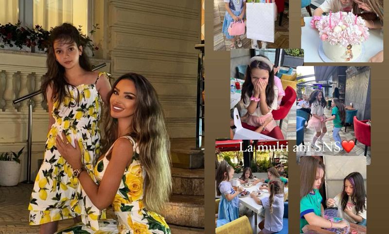 Fiica Biancai Dragusanu si a lui Victor Slav a implinit 8 ani!