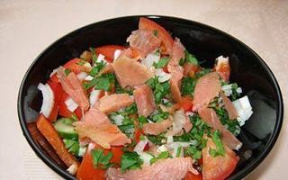 Salata cu somon