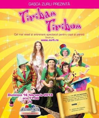 Tiribam Tiribum, cel mai iubit spectacol pentru copii, revine la CinemaPro