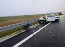 Accident pe Drumul Expres...