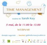 Inscrie-te la Webinar Time Management, eveniment marca Work at Home Moms