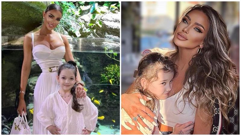 Cum a petrecut Bianca Dragusanu Revelionul in Dubai, alaturi de fetita ei. De la tinute glam, direct la piscina