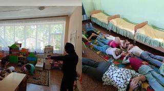 Copii din gradinitele din Rusia, folositi in exercitii antiteroriste. Unii au fost pusi la pamant si „luati ostatici”