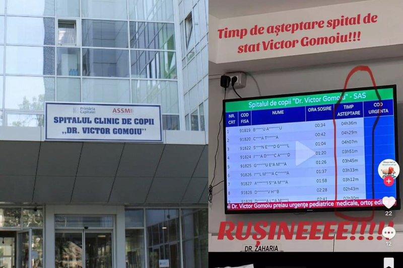 O mama a asteptat 4 ore cu copilul in brate, pentru o urgenta medicala, la un spital din Bucuresti