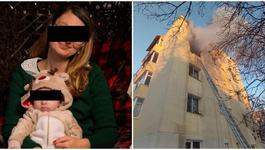 Un bebelus de 5 luni a murit, dupa ce mama lui l-a aruncat de la etajul 3 ca sa il salveze din incendiu