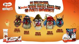 De Halloween, Kinder sperie fricile celor mici cu masti romanesti