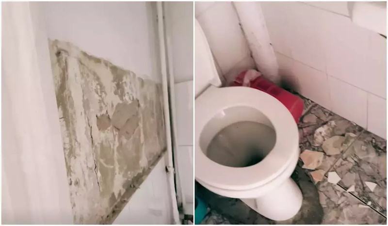 Palatul Copiilor din Arad, pericol public. O placa de faianta a cazut in capul unei fetite de 6 ani