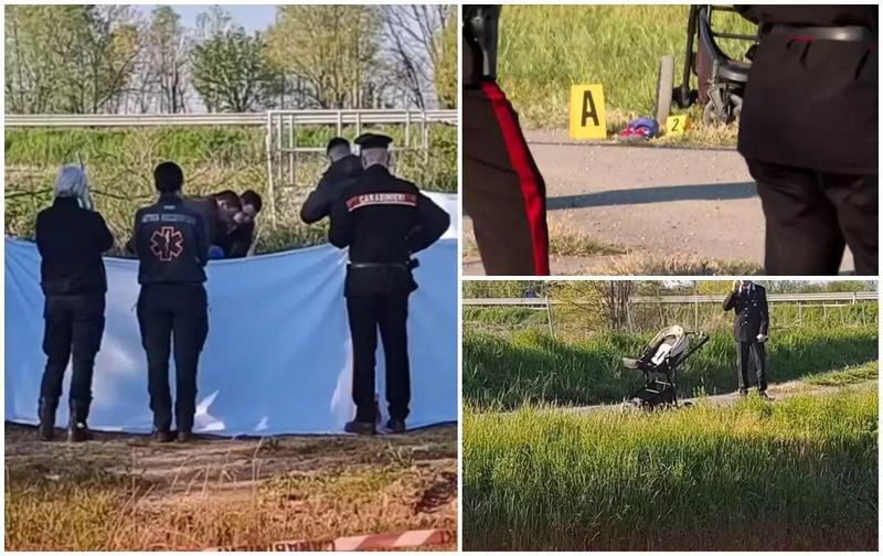 Mama si copil de un an, gasiti fara viata intr-un lac din Italia. Un trecator a observat caruciorul abandonat pe mal