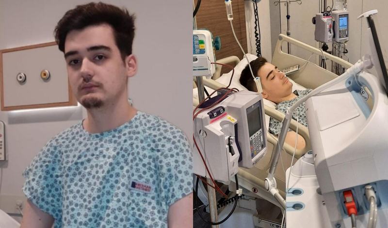 Alexandru se lupta cu o forma rara de cancer la coloana vertebrala: „Am 19 ani si vreau sa traiesc! Ma rog la Dumnezeu sa gaseasca o solutie”