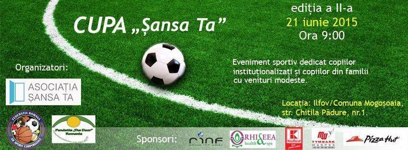 Asociatia Sansa Ta aduce pentru al doilea an consecutiv sportul in viata copiilor defavorizati