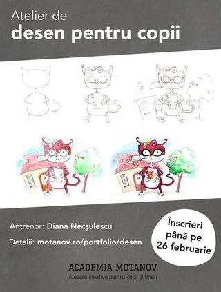 Cum pot invata copiii sa deseneze - atelier de desen