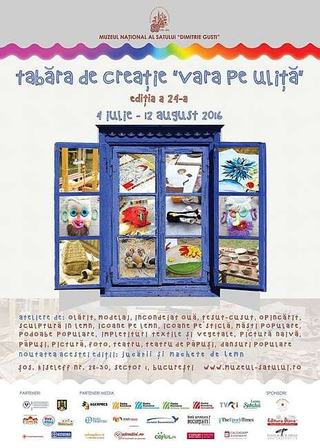 Tabara de creatie - Vara pe ulita - 6 iulie - 14 august 2016