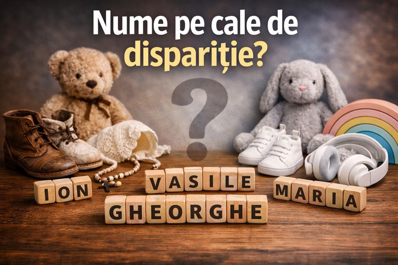 Topul numelor care dispar din preferintele parintilor. Ce prenume nu mai sunt alese pentru copii in ultimii ani