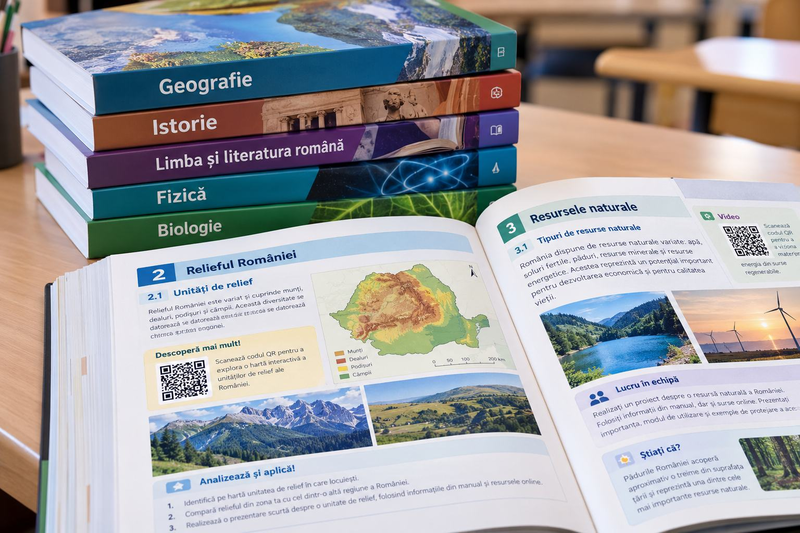 Manualele scolare se schimba dupa mai bine de 20 de ani. Cum vor arata noile carti si ce vor avea diferit fata de cele folosite acum