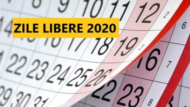 Zilele libere ramase in 2020