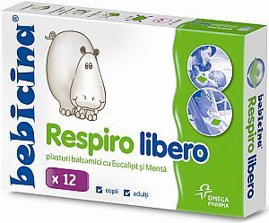 Respiro Libero – plasturi balsamici decongestionanti, ideali pentru copii